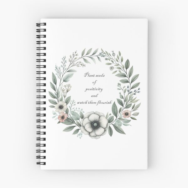 Item preview, Blooming Thoughts – Floral Art Journals-  Floral Journals designed and sold by Meemaart.