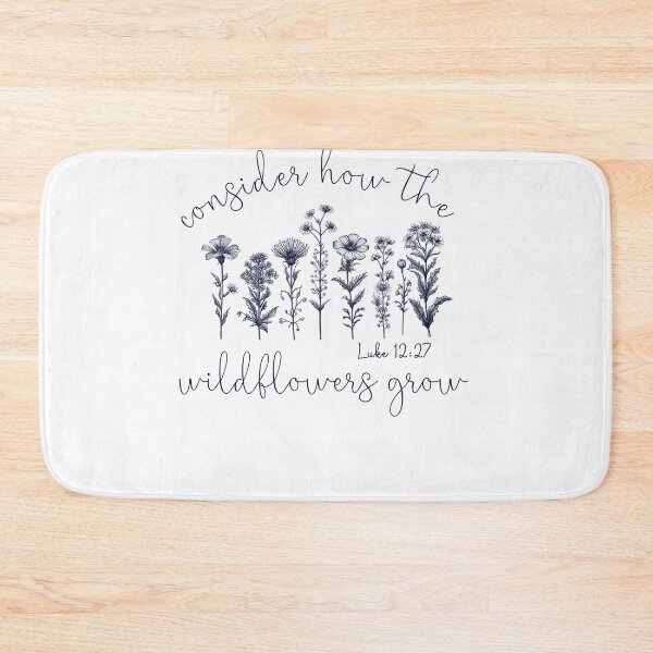 Item preview, Consider How The Wildflowers Grow Luke 12 27 designed and sold by Kimberley King Art  King Art.