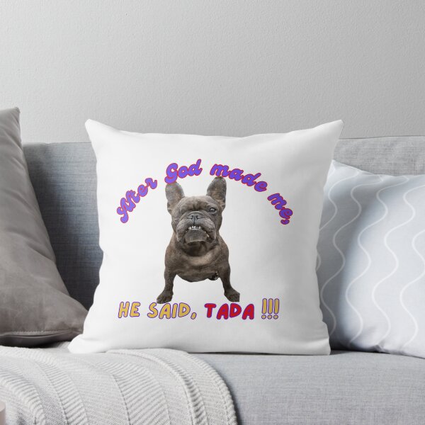 Item preview, After God made me, Tada, World's ugliest dog, funnyfits70, Humor, Funny, retro, vintages, funny quotes, animal humor, designed and sold by FunnyFits70.