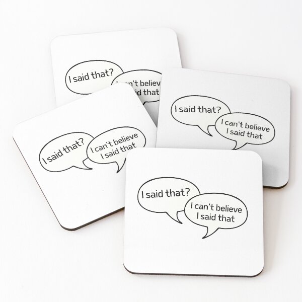 Item preview, Did I say that? designed and sold by studio468.