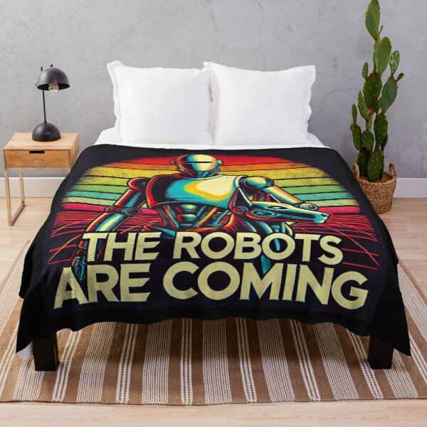 Item preview, the robots are coming designed and sold by TEEJAMBOREE.