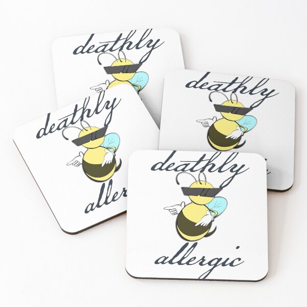 Item preview, Deathly Allergic (to bees) designed and sold by jellystars.