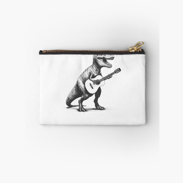 Item preview, Dinosaur Playing Guitar designed and sold by Kimberley King Art  King Art.