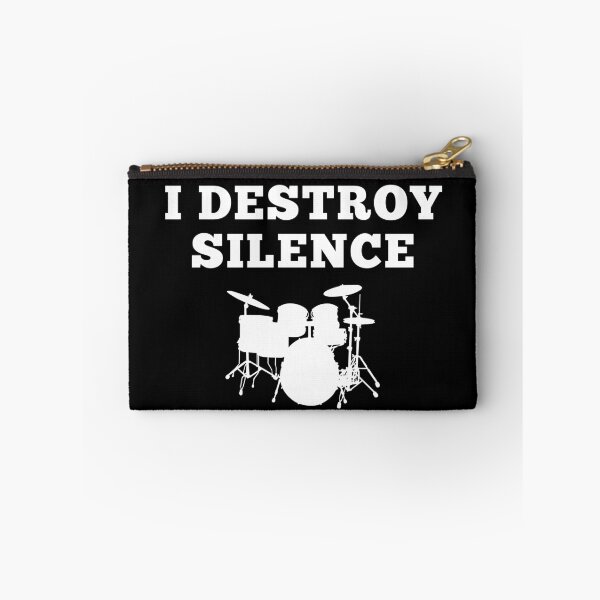 Item preview, Drummer Life I Destroy Silence Music Lover Humor Band Members Musicians Gift designed and sold by MouDantArts.
