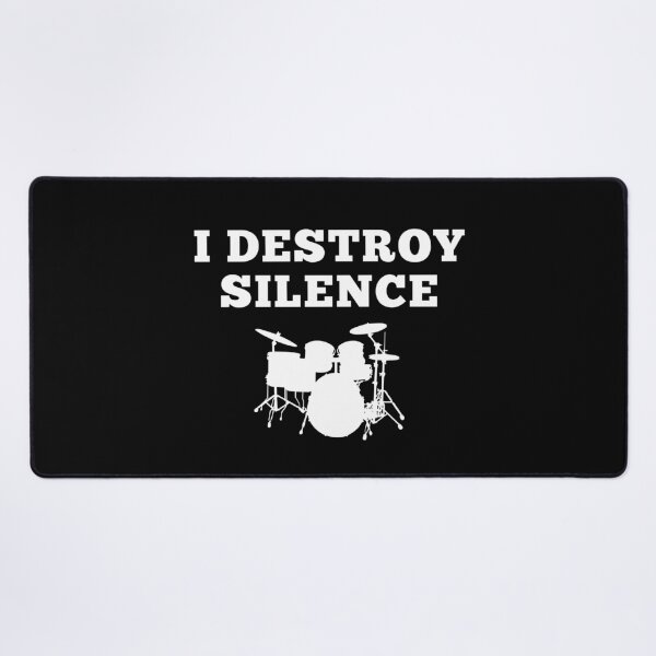 Item preview, Drummer Life I Destroy Silence Music Lover Humor Band Members Musicians Gift designed and sold by MouDantArts.