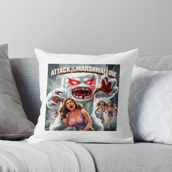 Item preview, Attack of the Killer Marshmallow, horror, marshmallow, monster, funnyfits70, Humor, Funny, retro, vintages, funny quotes, animal humor, designed and sold by FunnyFits70.