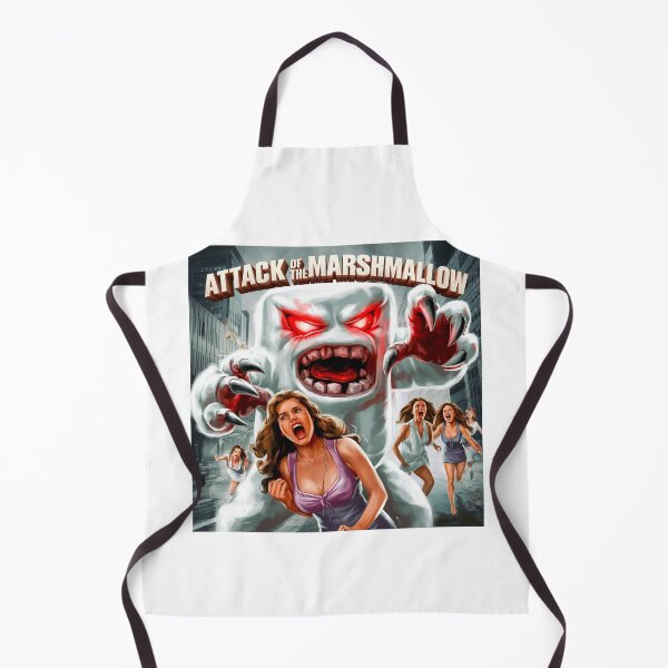 Item preview, Attack of the Killer Marshmallow, horror, marshmallow, monster, funnyfits70, Humor, Funny, retro, vintages, funny quotes, animal humor, designed and sold by FunnyFits70.