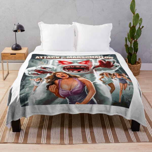 Item preview, Attack of the Killer Marshmallow, horror, marshmallow, monster, funnyfits70, Humor, Funny, retro, vintages, funny quotes, animal humor, designed and sold by FunnyFits70.