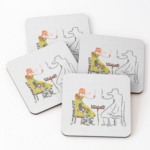 Item preview, Old men playing chess designed and sold by CLEARART7.