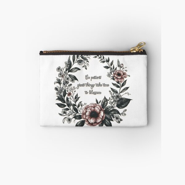 Item preview, Be patient—great things take time to blossom-  Floral Journals designed and sold by Meemaart.