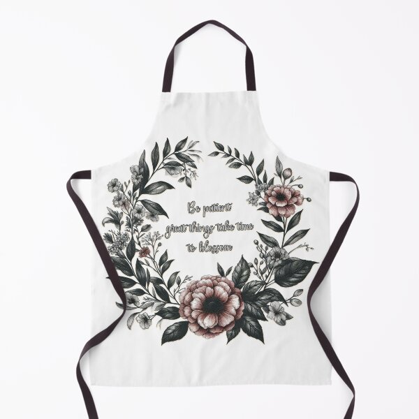 Item preview, Be patient—great things take time to blossom-  Floral Journals designed and sold by Meemaart.