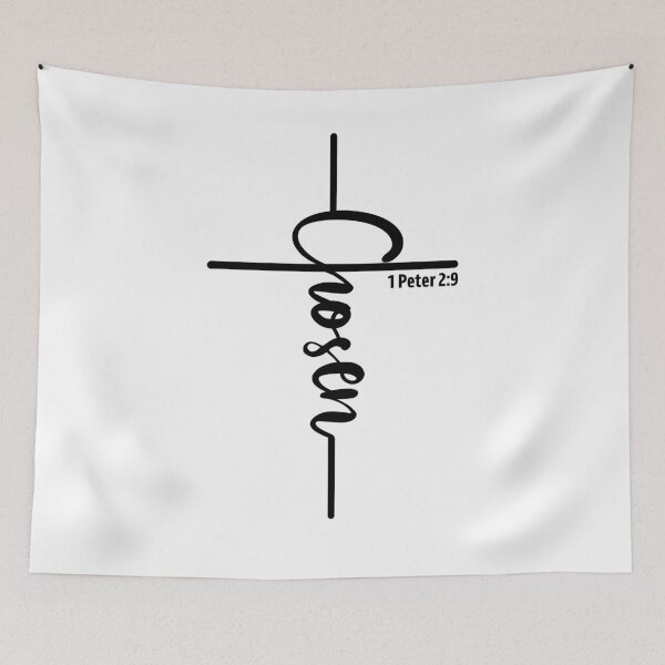 Item preview, Faith Chritian Cross Chosen designed and sold by Kimberley King Art  King Art.