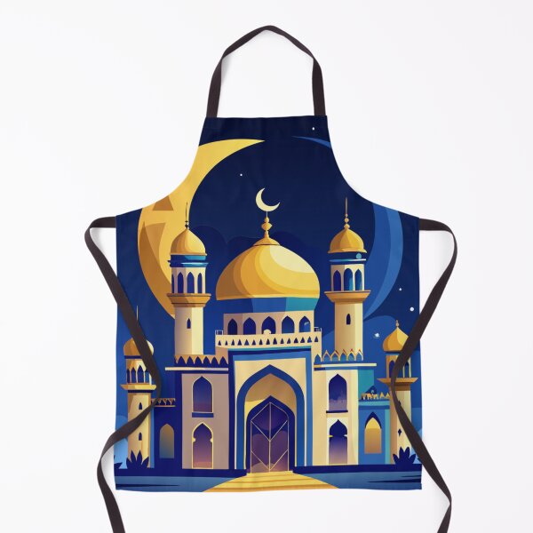 Item preview, Golden Mosque Under the Crescent Moon  designed and sold by ANGOON7455.