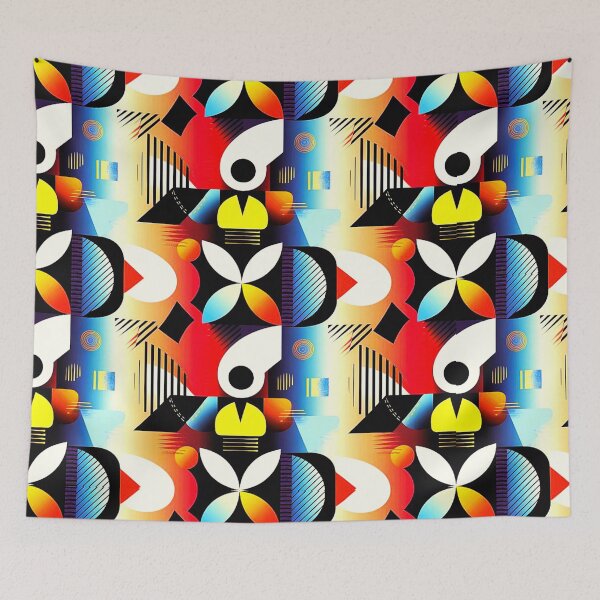 Item preview, Colorful Abstract Art Print Design by Steezee designed and sold by SteezeeStore.