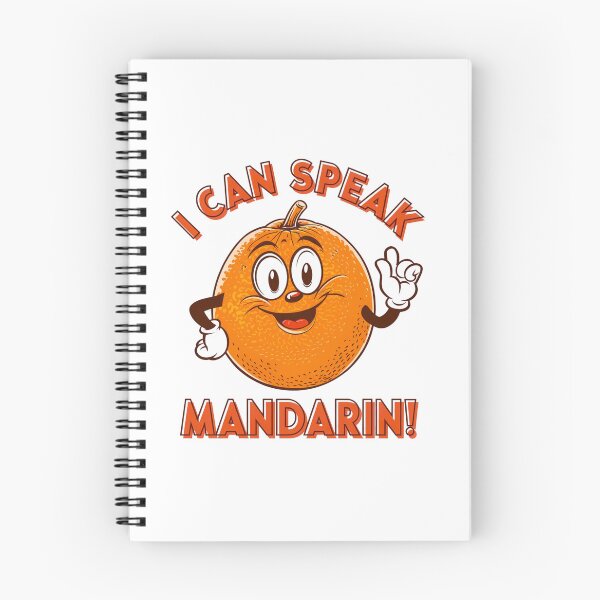 Item preview, I can speak, mandarin, orange, citrus, funnyfits70, Humor, Funny, retro, vintages, funny quotes, animal humor, designed and sold by FunnyFits70.