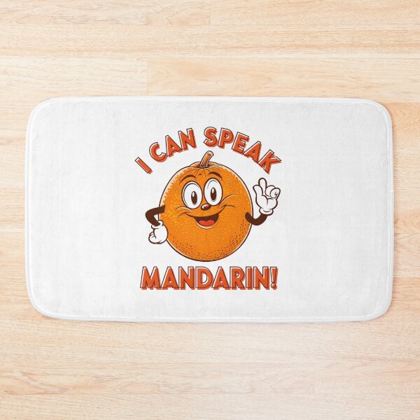 Item preview, I can speak, mandarin, orange, citrus, funnyfits70, Humor, Funny, retro, vintages, funny quotes, animal humor, designed and sold by FunnyFits70.