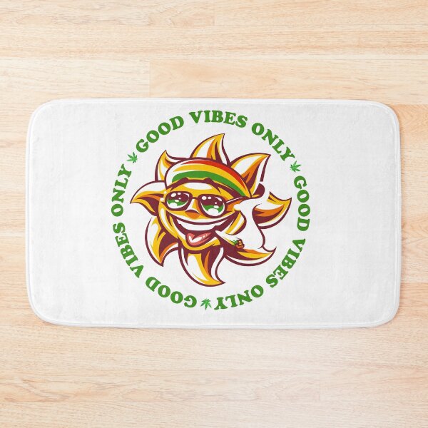 Item preview, Good vibes sun wearing a reggae hat, for hemp lovers designed and sold by paulo silveira.