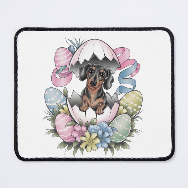 Item preview, Dachshund Easter Egg designed and sold by MadCatPrints.