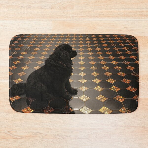 Item preview, Newfoundland on Tiled Floor designed and sold by HabitableMoons.