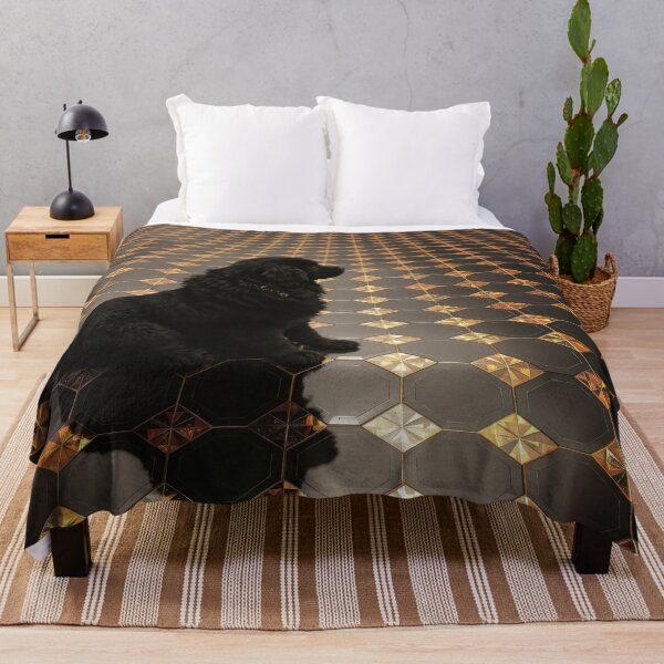 Item preview, Newfoundland on Tiled Floor designed and sold by HabitableMoons.
