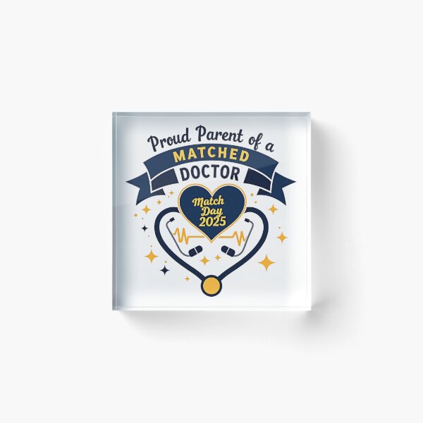 Item preview, Proud Parent of a Matched Doctor Family Support Match Day 2025 designed and sold by Alkaysare.