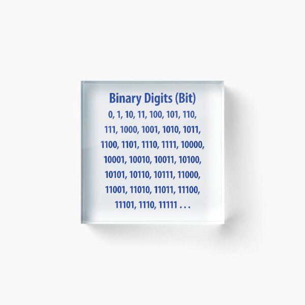 Item preview, Binary Digits designed and sold by CharlottePlaceArt.