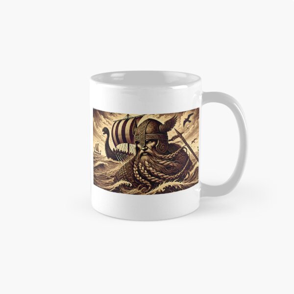Item preview, Fierce Viking Warrior: Guardian of the Northern Seas designed and sold by FantasyVillaArt.