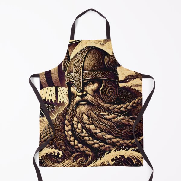 Item preview, Fierce Viking Warrior: Guardian of the Northern Seas designed and sold by FantasyVillaArt.