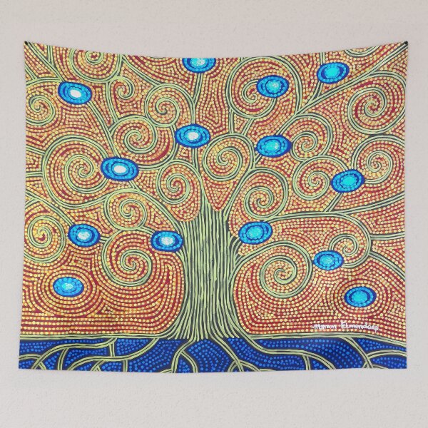 Item preview, Albero Della Vita Red Tree Of Life designed and sold by ManonElmendorp.