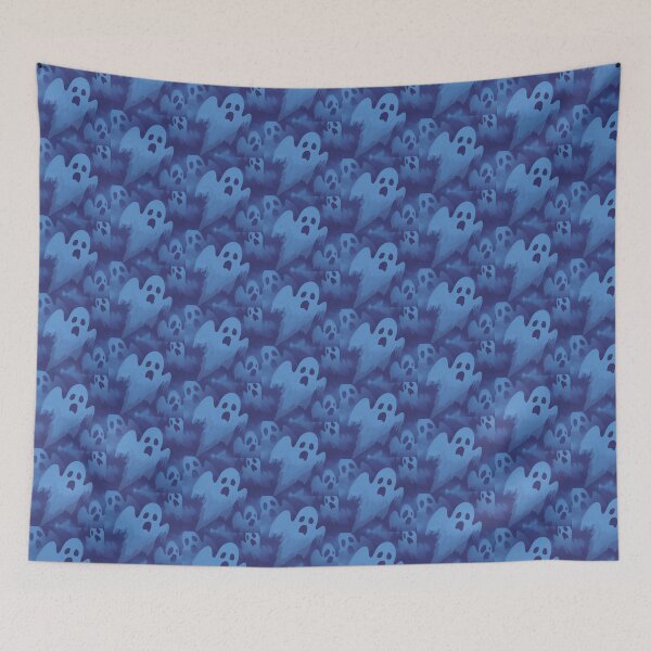 Item preview, Ghost Pattern | Spooky and Playful Halloween Design designed and sold by Tw1nsAIArt.