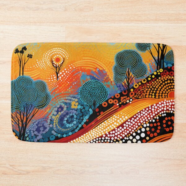 Item preview, Aboriginal Inspired Dot Art - Perfect Morning designed and sold by GrinGalore.