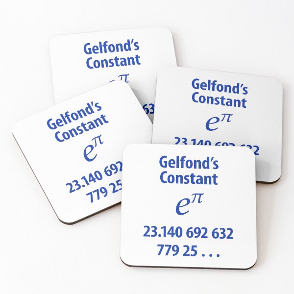 Item preview, Gelfond's Constant designed and sold by CharlottePlaceArt.
