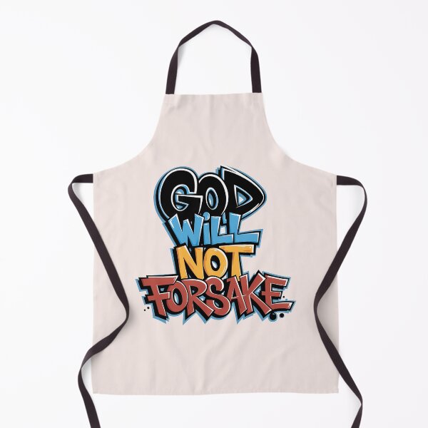Item preview, Deuteronomy 31:6 – God Will Not Forsake | Graffiti Christian Street Art Bible Verse designed and sold by  KnitLuv.