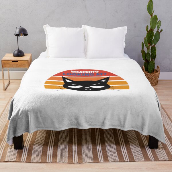 Item preview, Playful Cartoon Black Cat with Quirky Expression & Funny Text – Cute Feline Humor Design designed and sold by Colorful-Garden.