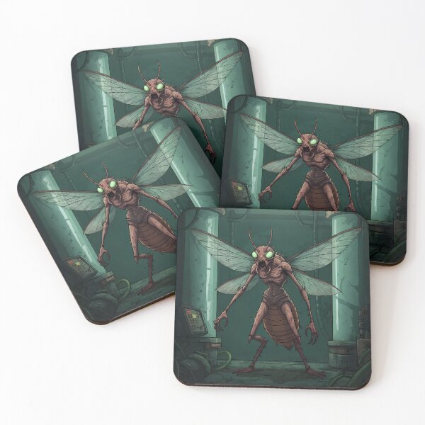 Item preview, Metamorphosis Gone Wrong - Dark Fantasy Insect Mutant designed and sold by RiklawDesigns.