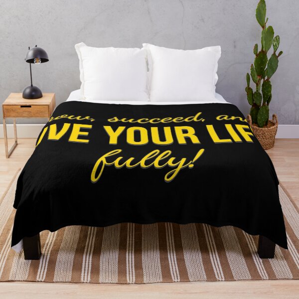 Item preview, Grow Succeed and Live Your Life Fully Motivational Quote Typography designed and sold by MONTRIS.