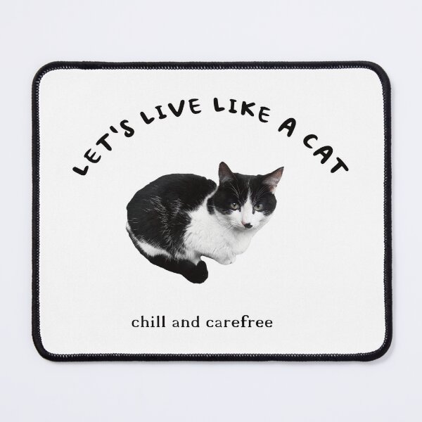 Item preview, Let’s live like a cat chill and carefree designed and sold by caladayart.
