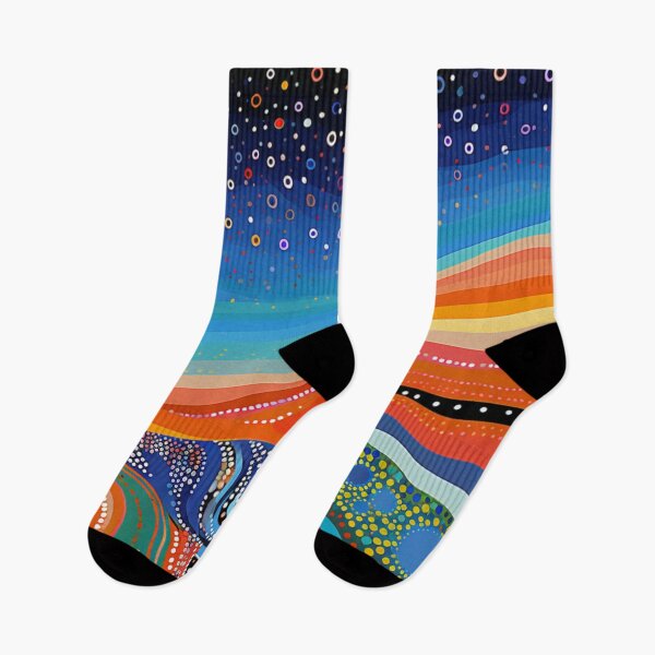 Item preview, Aboriginal Inspired Dot Art - Once Upon Time In The Desert designed and sold by GrinGalore.