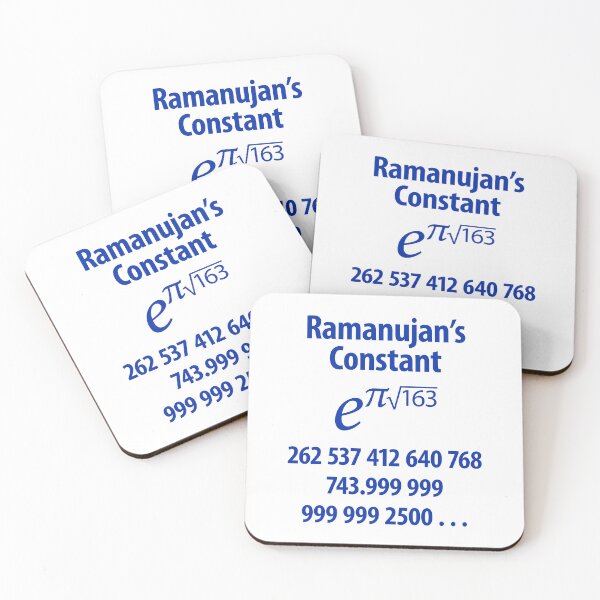 Item preview, Ramanujan's Constant designed and sold by CharlottePlaceArt.