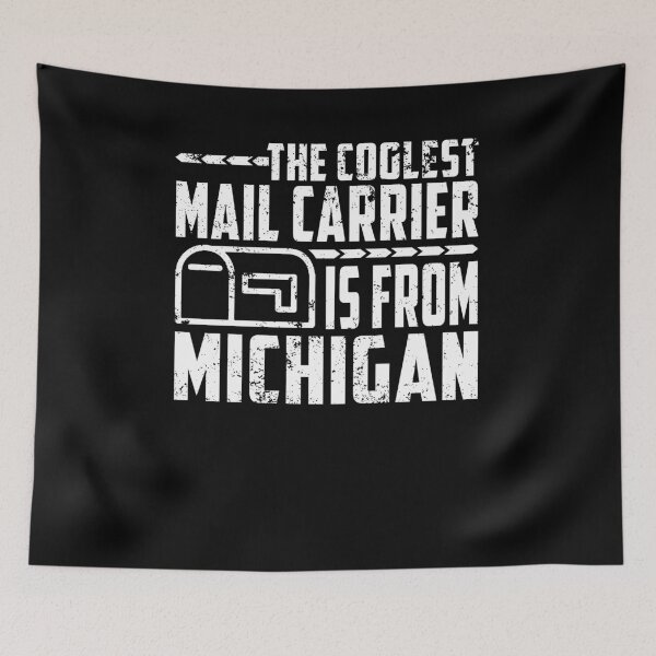 Item preview, Retired Mail Carrier Michigan Retired Mailman Dad designed and sold by shoppzee.