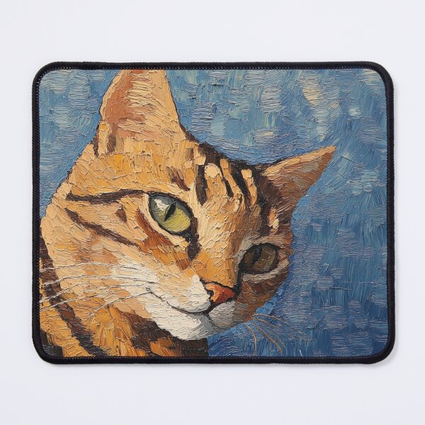 Item preview, American bobtail cat | Post-impressionist painting style designed and sold by ComicsFactory.