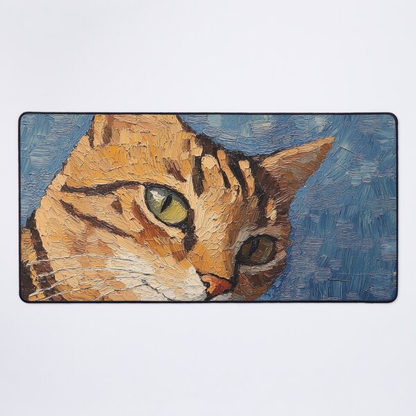Item preview, American bobtail cat | Post-impressionist painting style designed and sold by ComicsFactory.