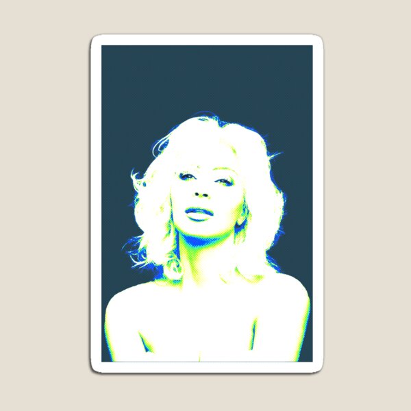 Aperçu de l'œuvre Kim Kay Retro Jeu Vidéo Vert Bleu Pop Art créée et vendue par popartdemo.