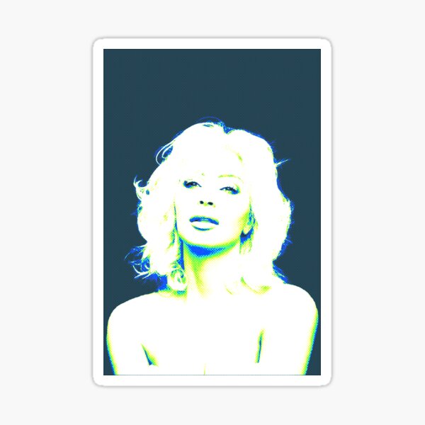 Item preview, Kim Kay Retro Video Game Green Blue Pop Art designed and sold by popartdemo.