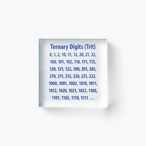 Item preview, Ternary Digits designed and sold by CharlottePlaceArt.