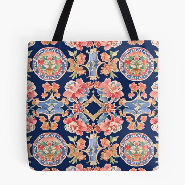 Item preview, Asian watercolor tile print  designed and sold by Reignchaos80.