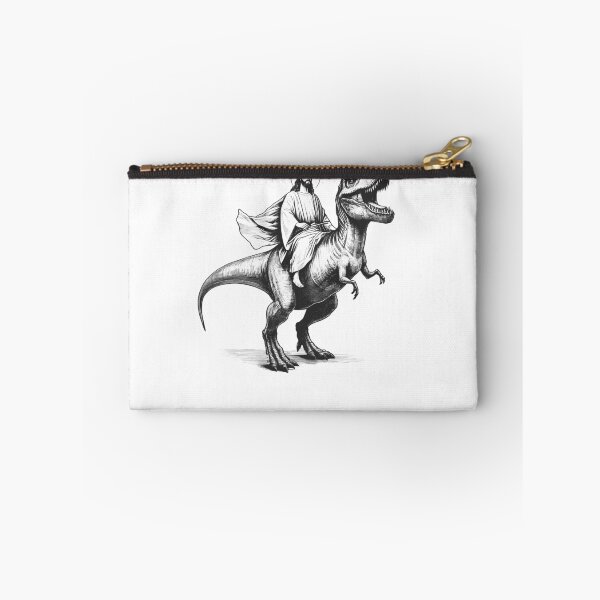 Item preview, Jesus Riding Dinosaur designed and sold by Kimberley King Art  King Art.