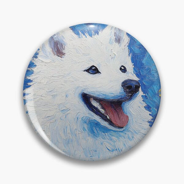 Item preview, American Eskimo Dog | Post-impressionist painting style designed and sold by ComicsFactory.