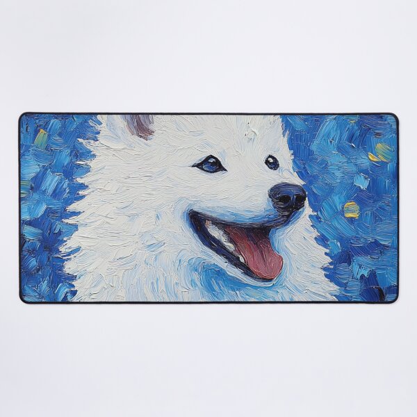 Item preview, American Eskimo Dog | Post-impressionist painting style designed and sold by ComicsFactory.