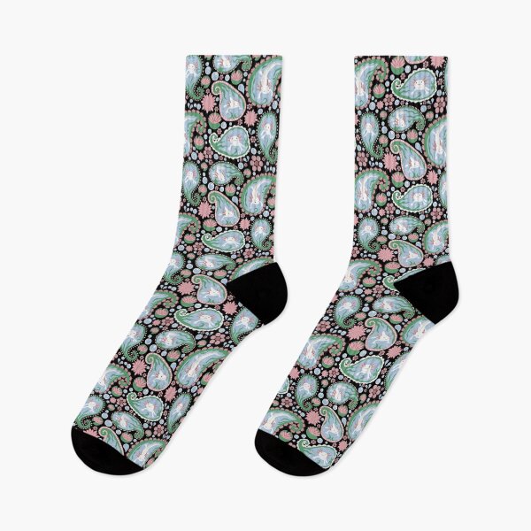 Item preview, Axolotl Paisley designed and sold by Amy Hadden.